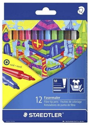 Flamastry 12-kol. Noris 315524, Staedtler