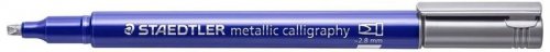 Pisak metaliczny Metallic Calligraphy, 2.8mm, srebrny, Staedtler