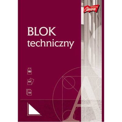Blok techniczny A4 10 k., Unipap