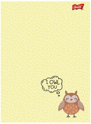 Zeszyt A5 16 k. kratka laminowany Woodland Animals, Unipap