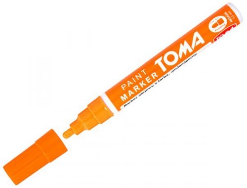 Marker olejny Medium 2.5 mm pomarańczowy 440, Toma