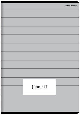 Zeszyt temat. j. polski A5 60k linia 70g, Top 2000