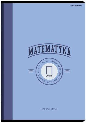 Zeszyt temat. matematyka A5 60k kratka 70g, Top 2000
