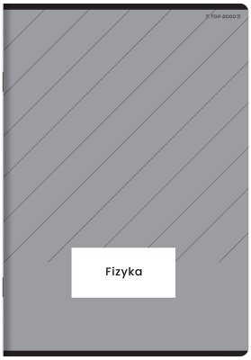 Zeszyt A5 60k 70g Fizyka kratka, Top 2000