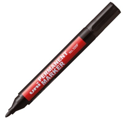 Marker permanentny okrągła końcówka czarny 320F, Uni