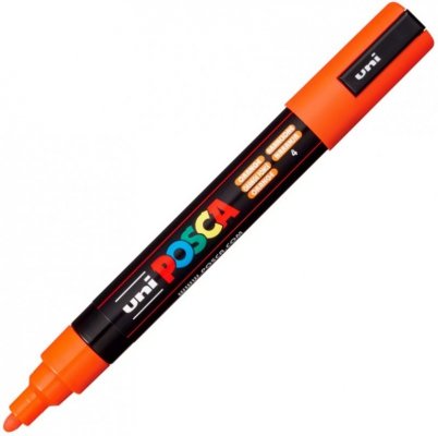 Marker pigmentowy Posca PC-5M pomarańczowy, Uni