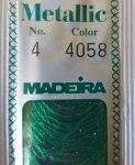 mulina Madeira Metallic 4-enerald dk 4058