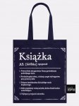 Torba na książki bawełniana Definicja książki granatowa