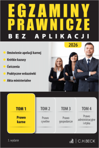 Egzaminy Prawnicze bez aplikacji 2026. Tom 1. Prawo karne 