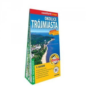 Okolice Trójmiasta laminowana mapa turystyczna 1:50 000
