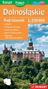Dolnośląskie podróżownik - mapa plastik