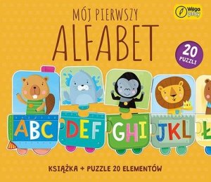 Mój pierwszy alfabet. Puzzle i książka