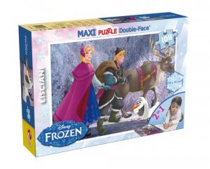 Puzzle dwustronne Maxi 108 Kraina Lodu