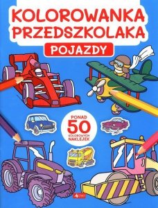 Kolorowanka przedszkolaka Pojazdy