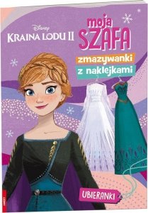 Kraina Lodu II Moja szafa Zmazywanki z naklejkami