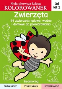 Zwierzęta Moja pierwsza księga kolorowanek