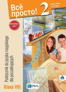 Wsio Prosto! 2 Podręcznik do języka rosyjskiego dla początkujących 8 + CD