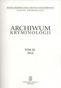 Archiwum kryminologii Tom XL 2018