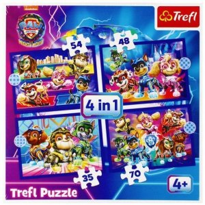 Puzzle 4w1 Bohaterowie na ratunek Paw Patrol