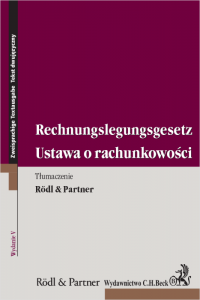 Ustawa o rachunkowości. Rechnungslegungsgesetz