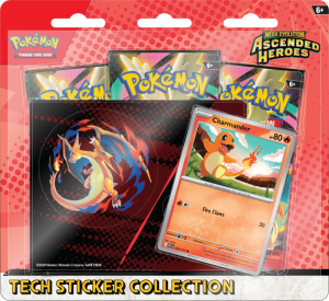 Pokémon TCG. Mega Evolution. Ascended Heroes. Tech Sticker Collection. Charmander/Mega Charizard Y