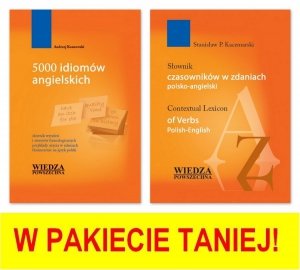 Pakiet językowy - angielski: Słownik czasowników w zdaniach, 5000 idiomów angielskich