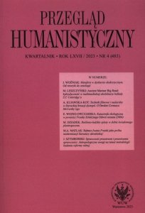 Przegląd Humanistyczny 2023/4 (483)