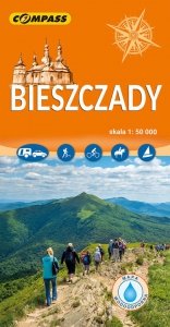 Bieszczady mapa laminowana 1: 50 000