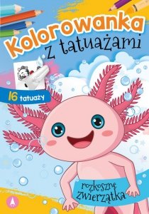 Kolorowanka z tatuażami Rozkoszne zwierzaczki