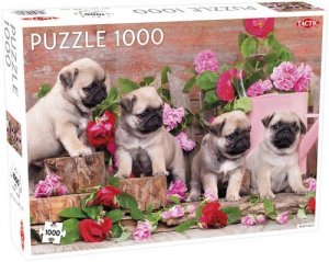 Puzzle Puppy Pugs 1000