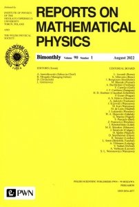 Reports on Mathematical Physics 90/1
