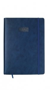Kalendarz 2025 Dzienny A4 LUX Elegance V2 Granatowy