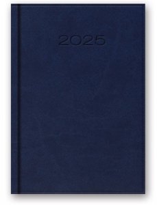 Kalendarz 2025 B6 dzienny vivella niebieski