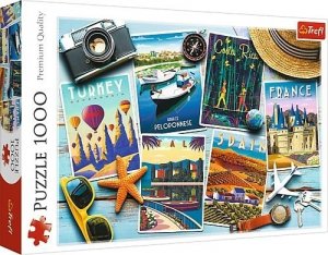Trefl puzzle 1000 Wakacyjne pocztówki