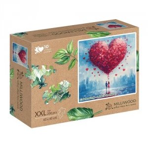 Drewniane puzzle Milliwood Milość wisi w powietrzu / Celebrating - Love is in the air