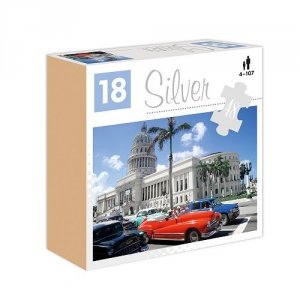 PUZZLE 48 EL. SILVER SAMOCHODy