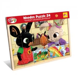 Bing Drewniane puzzle 24 elementów