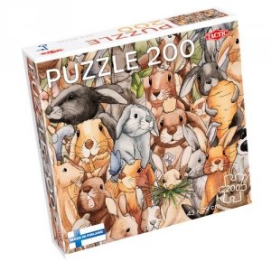 Puzzle 200 el. Króliki