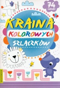 Kraina kolorowych szlaczków z naklejkami