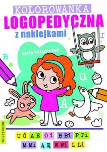Kolorowanka logopedyczna 1 z naklejkami