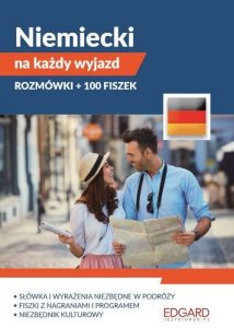 Pakiet Niemiecki na każdy wyjazd Rozmówki + 100 fiszek