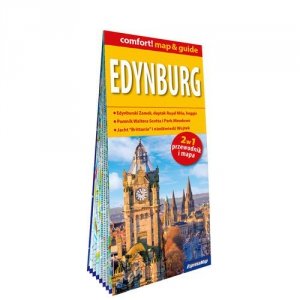 Edynburg laminowany map&guide 2w1 przewodnik i mapa