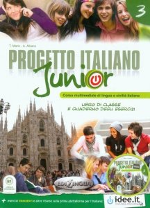 Progetto Italiano Junior 3 Podręcznik z ćwiczeniami z płytą DVD
