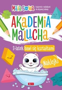 Akademia malucha 3 latek bawi się kształtami