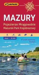 Mazury Pojezierze Mrągowskie Mazurski Park Krajobrazowy 1:50 000