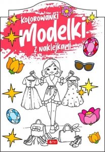 Modelki Kolorowanka z naklejkami