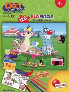 Puzzle maxi 120 Oggy i karaluchy