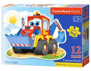Puzzle MAXI Konturowe:Funny Digger 12
