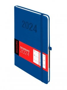 Kalendarz 2024 Memo A5 TDW niebieski