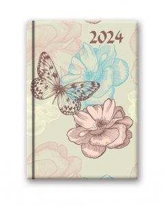Kalendarz 2024 B6 Soft Motyl